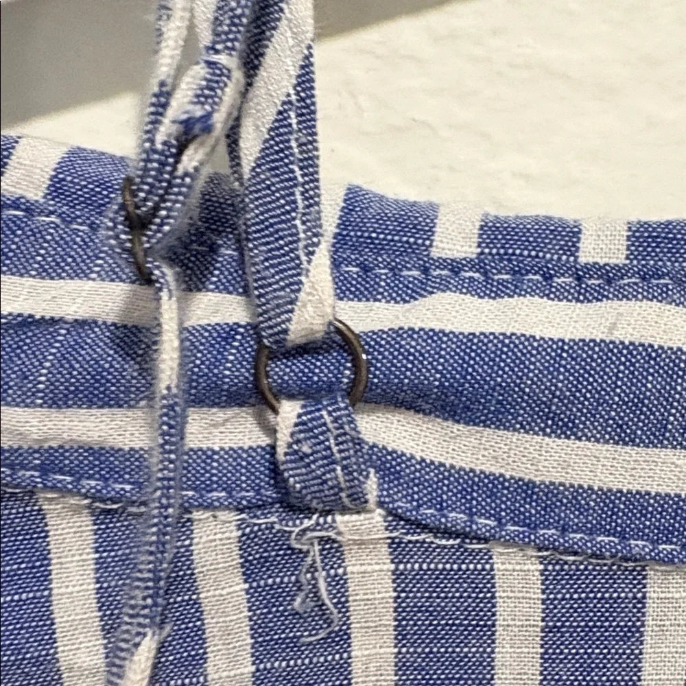 French Kiss Blue and White Striped Top - Picture 5 of 5